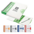 Junior Spiral Notebook w/ 100 Lined Pages & Matching Ballpoint Pen